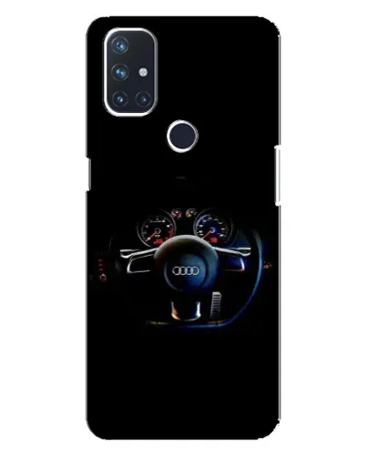 Чехол для OnePlus Nord N100 с картинкой «Салон Audi — руль» Чехол для OnePlus Nord N100 с картинкой «Салон Audi — руль»