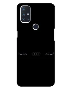 Чехол для OnePlus Nord N100 с картинкой «Audi — световой подпись»