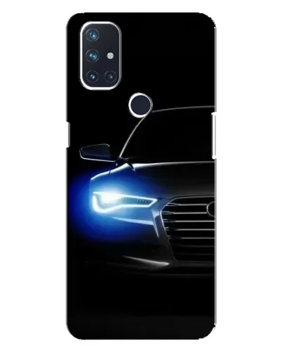 Чехол для OnePlus Nord N100 с картинкой «Неоновый взгляд Audi» Чехол для OnePlus Nord N100 с картинкой «Неоновый взгляд Audi»