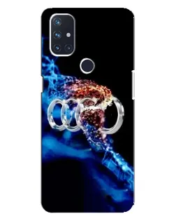 Чехол для OnePlus Nord N100 с картинкой «Энергия лого Audi»