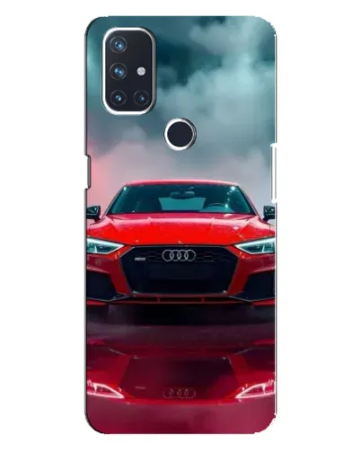 Чехол для OnePlus Nord N100 с картинкой «Audi RS — красный стиль» Чехол для OnePlus Nord N100 с картинкой «Audi RS — красный стиль»