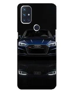 Чехол для OnePlus Nord N100 с картинкой «Audi — ночное отражение»