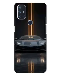 Чехол для OnePlus Nord N100 с картинкой «Lamborghini золотые линии» Чехол для OnePlus Nord N100 с картинкой «Lamborghini золотые линии»
