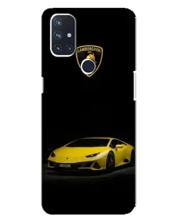 Чехол для OnePlus Nord N100 с картинкой «Lamborghini желтый акцент» Чехол для OnePlus Nord N100 с картинкой «Lamborghini желтый акцент»