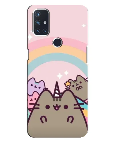 Чехол для OnePlus Nord N100 с картинкой «Единорог Pusheen» Чехол для OnePlus Nord N100 с картинкой «Единорог Pusheen»