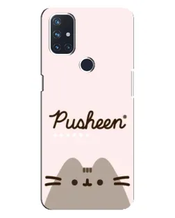 Чехол для OnePlus Nord N100 с картинкой «Pusheen логотип» Чехол для OnePlus Nord N100 с картинкой «Pusheen логотип»