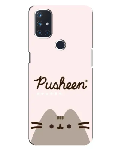 Чехол для OnePlus Nord N100 с картинкой «Pusheen логотип» Чехол для OnePlus Nord N100 с картинкой «Pusheen логотип»