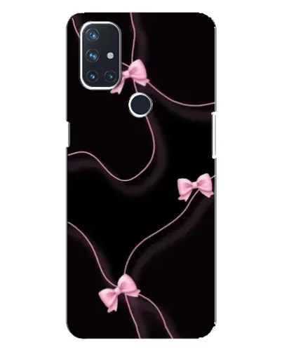 Чехол для OnePlus Nord N100 с картинкой «Розовые ленты» Чехол для OnePlus Nord N100 с картинкой «Розовые ленты»