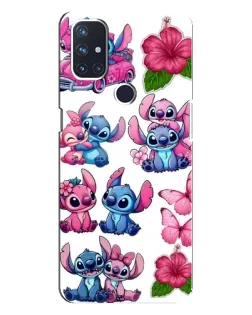Чехол для OnePlus Nord N100 с картинкой «Стикеры Stitch и Angel» Чехол для OnePlus Nord N100 с картинкой «Стикеры Stitch и Angel»