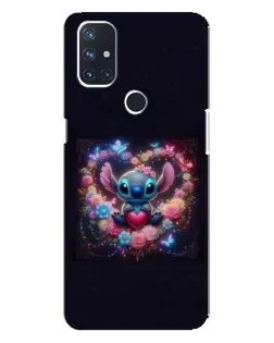 Чехол для OnePlus Nord N100 с картинкой «Stitch в цветах» Чехол для OnePlus Nord N100 с картинкой «Stitch в цветах»