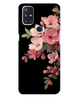Чехол для OnePlus Nord N100 с картинкой «Розовая ветка сакуры»