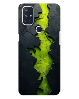 Чехол для OnePlus Nord N100 с картинкой «Салатовый разлом скалы» Чехол для OnePlus Nord N100 с картинкой «Салатовый разлом скалы»
