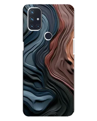 Чехол для OnePlus Nord N100 с картинкой «Цветные волны каньона» Чехол для OnePlus Nord N100 с картинкой «Цветные волны каньона»