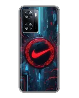 Чехол для OnePlus Nord N20 SE с картинкой «Техногенный стиль Nike» Чехол для OnePlus Nord N20 SE с картинкой «Техногенный стиль Nike»