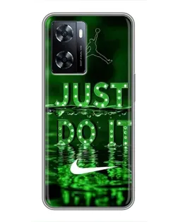Чехол для OnePlus Nord N20 SE с картинкой «Зеленый неоновый Nike» Чехол для OnePlus Nord N20 SE с картинкой «Зеленый неоновый Nike»