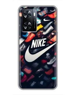 Чехол для OnePlus Nord N20 SE с картинкой «Коллекция кроссовок Nike» Чехол для OnePlus Nord N20 SE с картинкой «Коллекция кроссовок Nike»