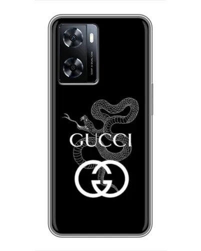 Чехол для OnePlus Nord N20 SE с картинкой «Gucci — серебряная змея» Чехол для OnePlus Nord N20 SE с картинкой «Gucci — серебряная змея»