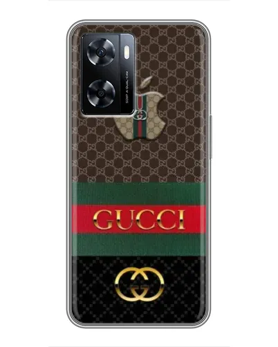 Чехол для OnePlus Nord N20 SE с картинкой «Gucci — брендированный десерт» Чехол для OnePlus Nord N20 SE с картинкой «Gucci — брендированный десерт»