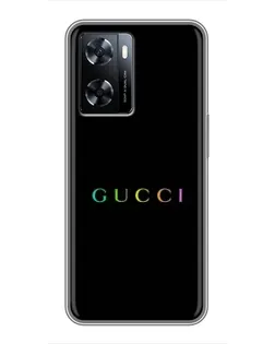 Чехол для OnePlus Nord N20 SE с картинкой «Gucci — неоновый минимализм»