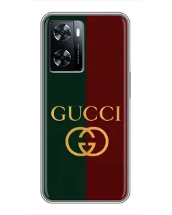 Чехол для OnePlus Nord N20 SE с картинкой «Gucci — темно-зеленый градиент»