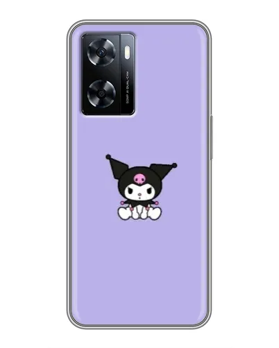 Чехол для OnePlus Nord N20 SE с картинкой «Kuromi — фиолетовый минимализм»