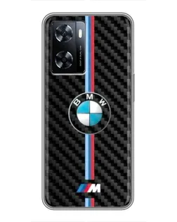 Чехол для OnePlus Nord N20 SE с картинкой «Эмблема BMW и карбон» Чехол для OnePlus Nord N20 SE с картинкой «Эмблема BMW и карбон»