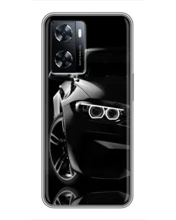 Чехол для OnePlus Nord N20 SE с картинкой «Черная BMW — профиль» Чехол для OnePlus Nord N20 SE с картинкой «Черная BMW — профиль»