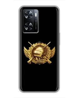 Чехол для OnePlus Nord N20 SE с картинкой «PUBG — оранжевый градиент»