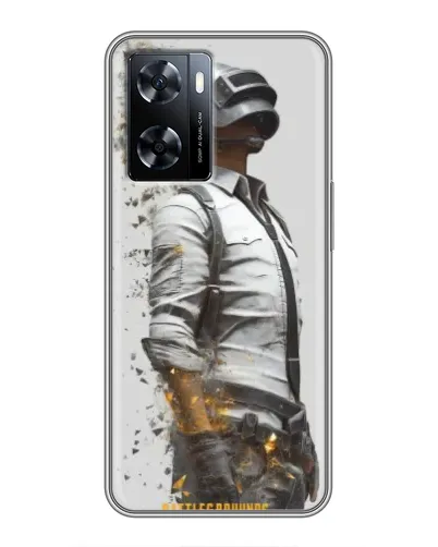 Чехол для OnePlus Nord N20 SE с картинкой «PUBG — боец в пыли»