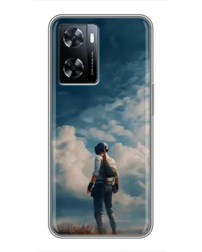 Чехол для OnePlus Nord N20 SE с картинкой «Герой PUBG на скале»