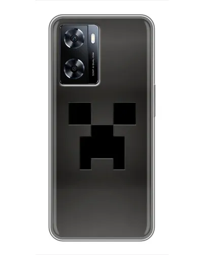 Чехол для OnePlus Nord N20 SE с картинкой «Черный крипер градиент»