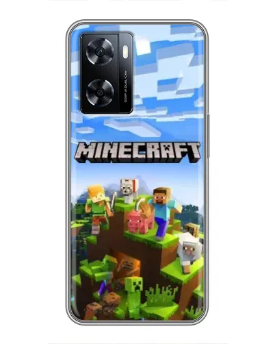 Чехол для OnePlus Nord N20 SE с картинкой «Minecraft классический мир»