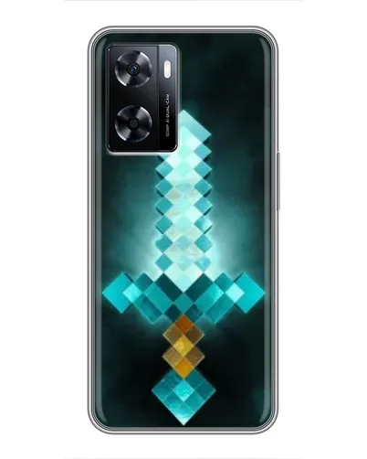 Чехол для OnePlus Nord N20 SE с картинкой «Алмазный меч неон»