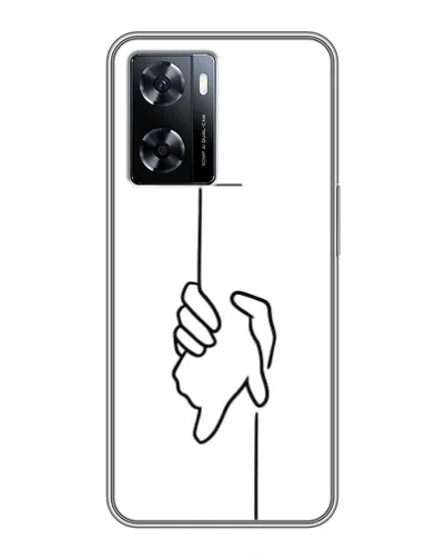 Чехол для OnePlus Nord N20 SE с картинкой «Рука держит»