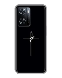 Чехол для OnePlus Nord N20 SE с картинкой «Тонкий крест»