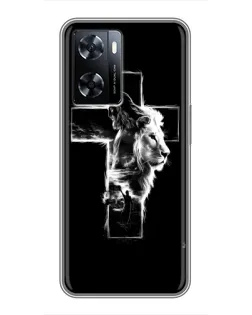 Чехол для OnePlus Nord N20 SE с картинкой «Сияющий крест Jesus»