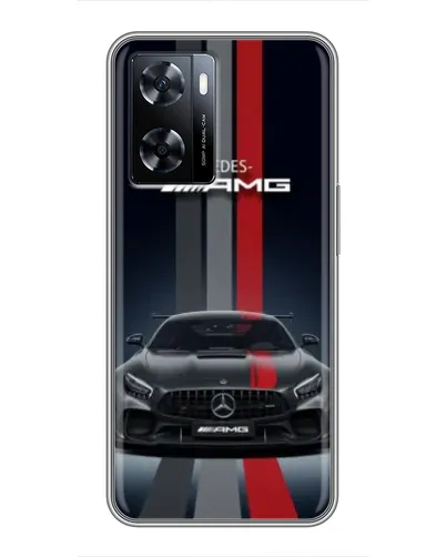Чехол для OnePlus Nord N20 SE с картинкой «Mercedes — белый карбон» Чехол для OnePlus Nord N20 SE с картинкой «Mercedes — белый карбон»