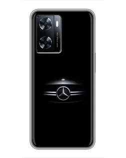 Чехол для OnePlus Nord N20 SE с картинкой «Mercedes — абстрактные линии»
