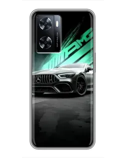 Чехол для OnePlus Nord N20 SE с картинкой «Темный Mercedes AMG»