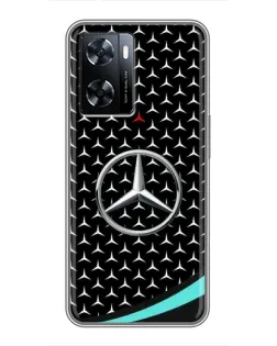 Чехол для OnePlus Nord N20 SE с картинкой «Mercedes — бирюзовый акцент»
