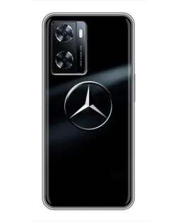 Чехол для OnePlus Nord N20 SE с картинкой «Mercedes на металле» Чехол для OnePlus Nord N20 SE с картинкой «Mercedes на металле»