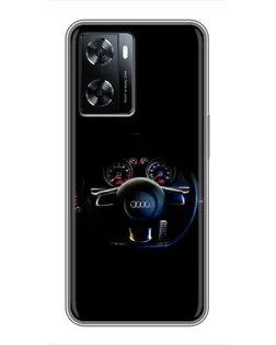 Чохол для OnePlus Nord N20 SE з картинкою «Салон Audi — кермо» Чохол для OnePlus Nord N20 SE з картинкою «Салон Audi — кермо»