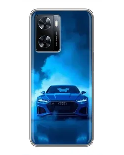 Чехол для OnePlus Nord N20 SE с картинкой «Audi — голубая энергия» Чехол для OnePlus Nord N20 SE с картинкой «Audi — голубая энергия»