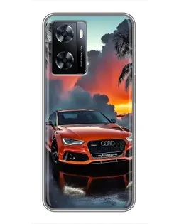 Чехол для OnePlus Nord N20 SE с картинкой «Audi — закат» Чехол для OnePlus Nord N20 SE с картинкой «Audi — закат»