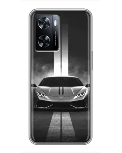 Чехол для OnePlus Nord N20 SE с картинкой «Lamborghini симметрия дорог» Чехол для OnePlus Nord N20 SE с картинкой «Lamborghini симметрия дорог»