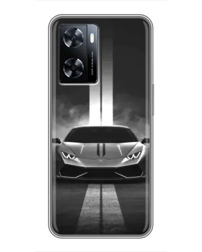 Чехол для OnePlus Nord N20 SE с картинкой «Lamborghini симметрия дорог»