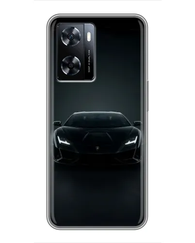 Чехол для OnePlus Nord N20 SE с картинкой «Черный Lamborghini Aventador»