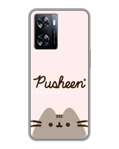 Чехол для OnePlus Nord N20 SE с картинкой «Pusheen логотип»
