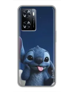 Чехол для OnePlus Nord N20 SE с картинкой «Стич в облаках»