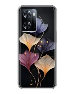 Чехол для OnePlus Nord N20 SE с картинкой «Лиловые цветы грации»